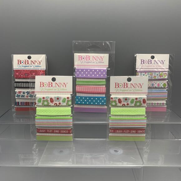 Bobunny Wrapped in Ribbon Lot 5 Heart Throb Sweet Summer Butterfly Spring Jewels - Picture 1 of 6
